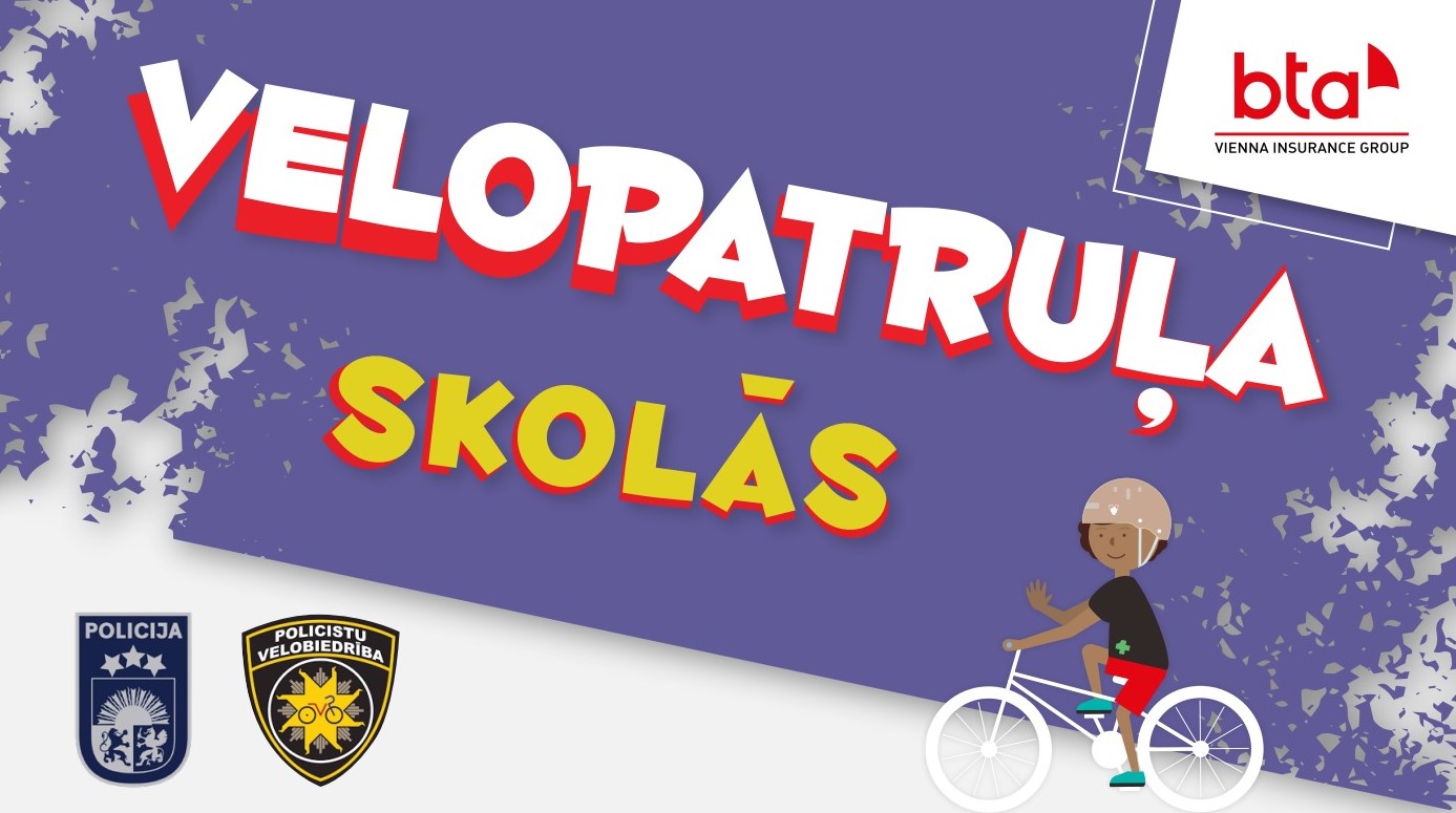 “Velopatruļa” – projekts, kas palīdz skolēniem kļūt par drošiem riteņbraucējiem