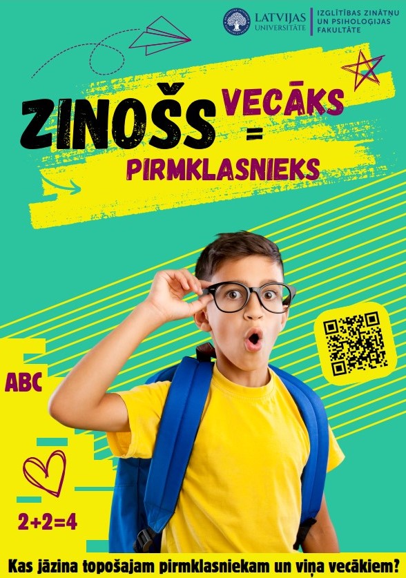 Zinošs vecāks = zinošs pirmklasnieks