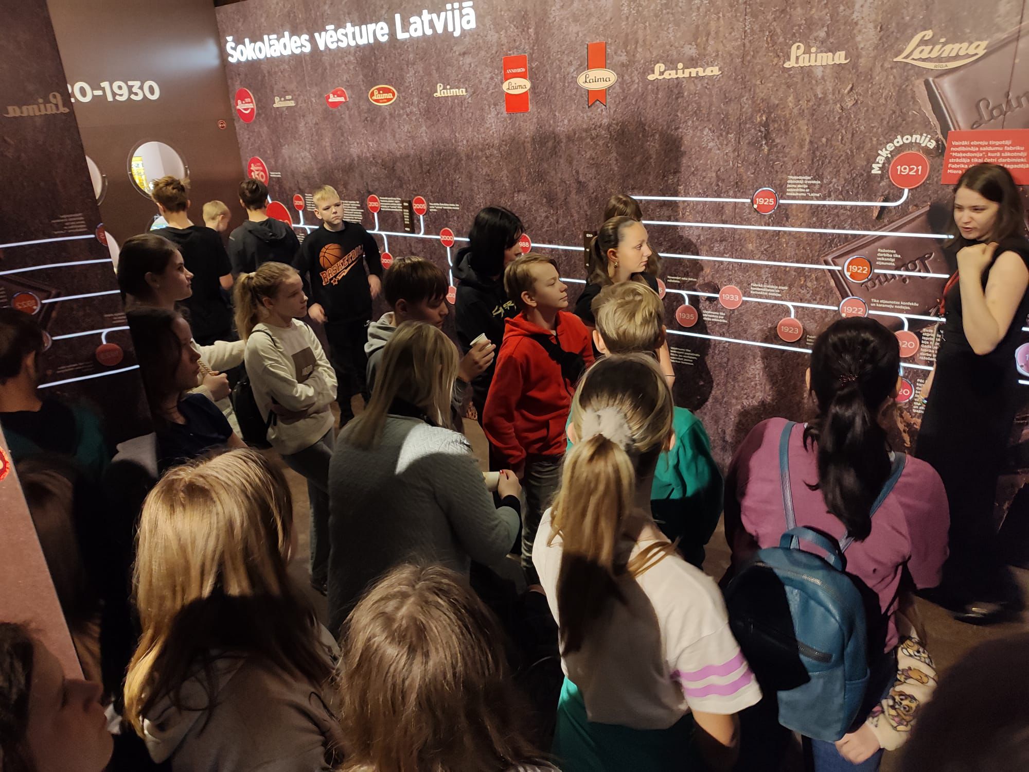 6.l un 7.b “Laimas” šokolādes muzejā