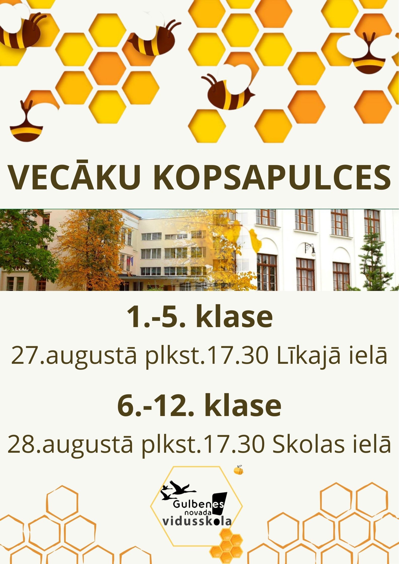 Aicinām uz vecāku sapulcēm!