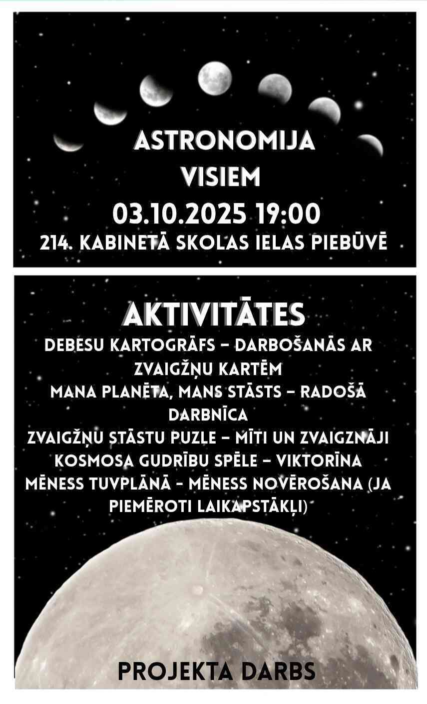 Nāc un izzini astronomiju!