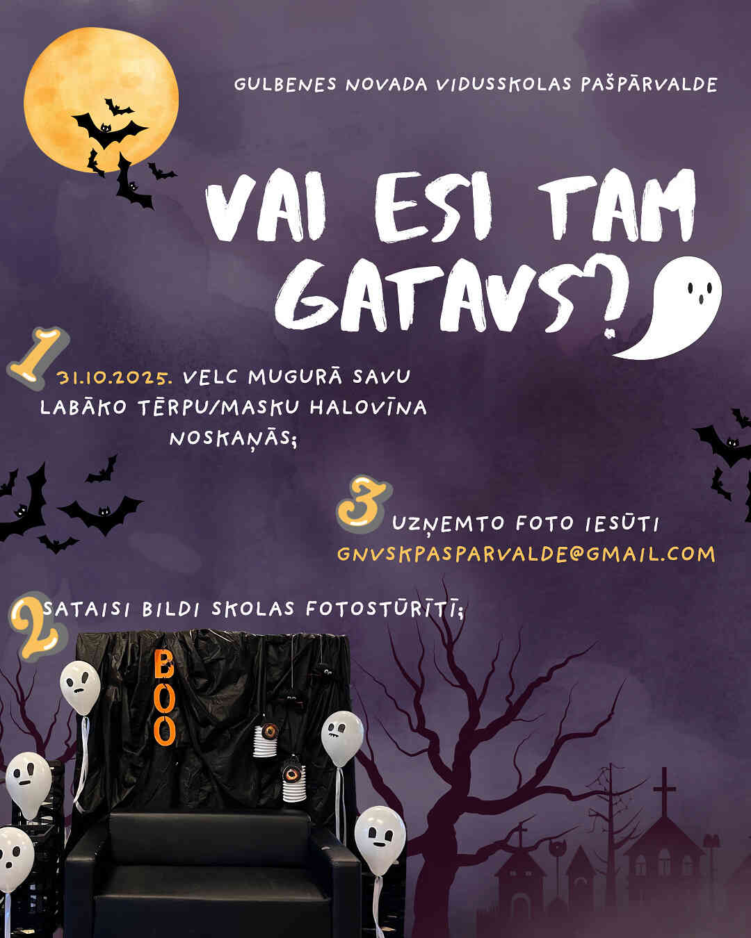 Piedalies Halovīna tērpu foto konkursā!