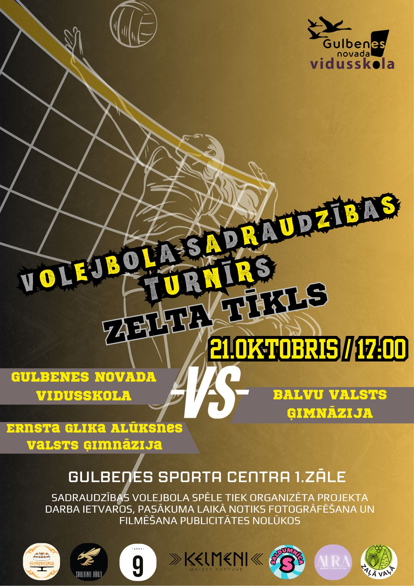 Volejbola sadraudzības turnīrs “Zelta tīkls”