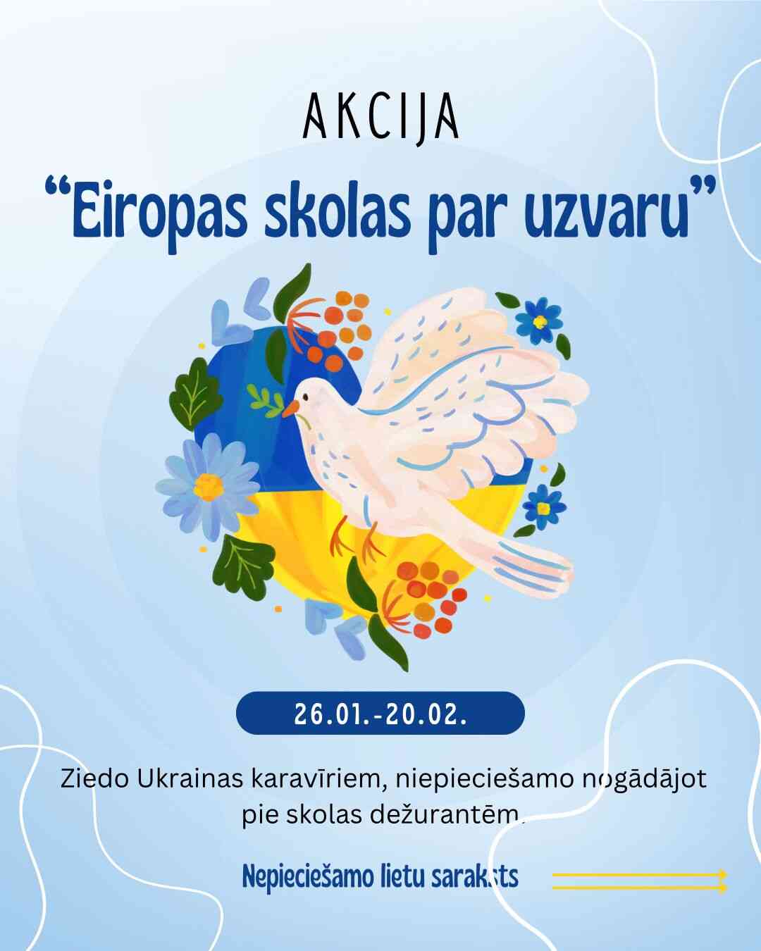 Aicinām ziedot Ukrainas karavīriem!