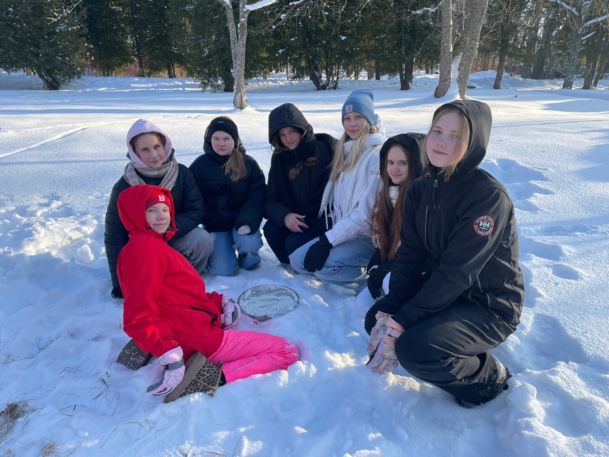 7.b gatavo saldējumu sniegā