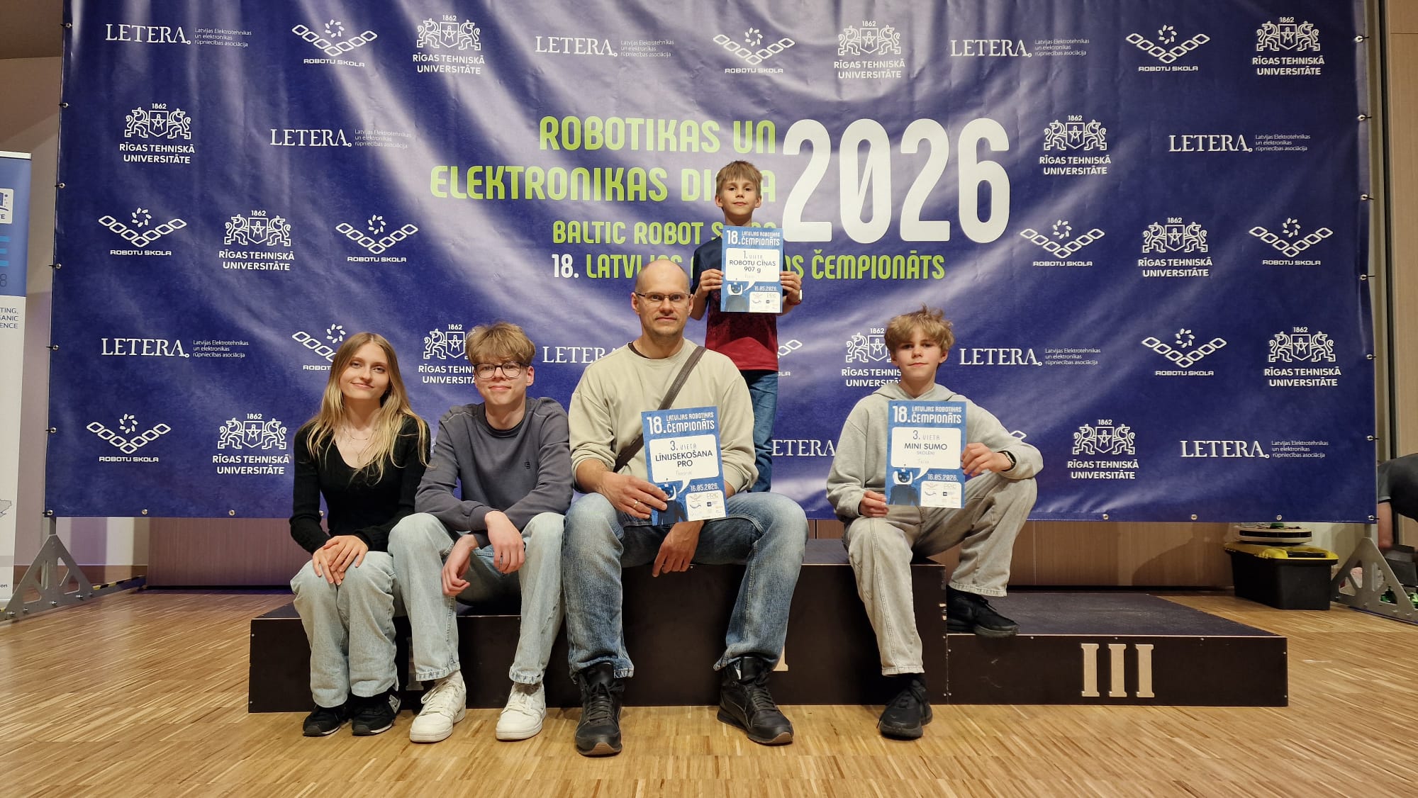 Panākumi “Latvijas Robotikas čempionāta” finālā